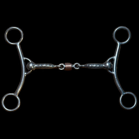 Little Betty shank with rebar dogbone mouthpiece.