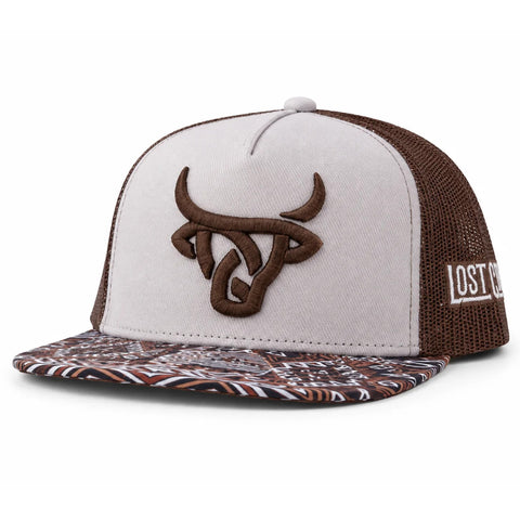 Lost Calf Dakota Flat Bill Trucker Hat