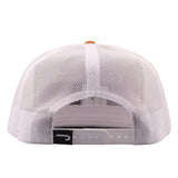 Back side view of Lazy J cap. 