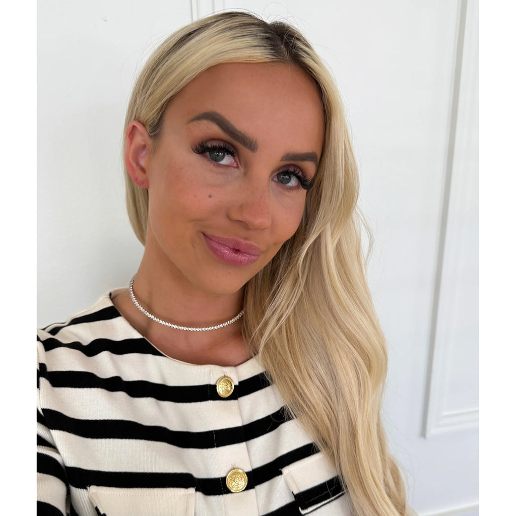 Tennis Necklace, rhinestone choker