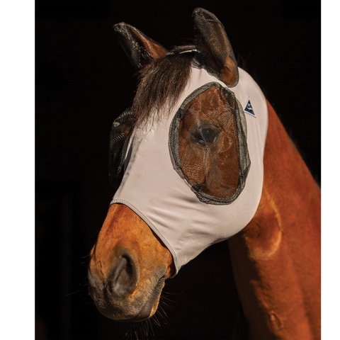 charcoal fly mask with ears