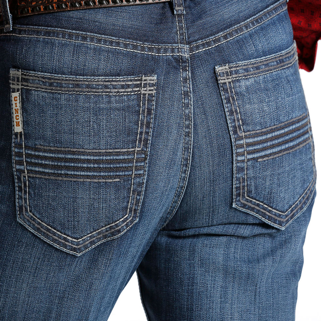 Cinch Men s Ian Indigo Mid Rise Slim Bootcut Jeans Western Edge