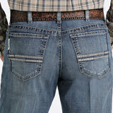 Cinch Men's Medium Wash/Stitched Pocket White Label Jeans