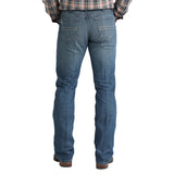 Cinch Men's Silver Label Medium Stone Wash Jeans Back View