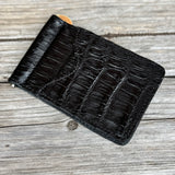 Fenoglio Black Caiman Money Clip