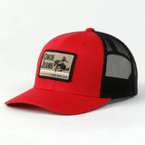 Cinch Black/Red Cinch Patch Cap