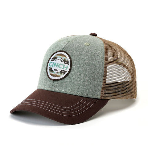 Cinch Green & Brown Trucker Cap