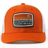 Cinch Orange  Brand Cap