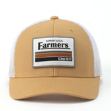 Tan 'Support Local' Patch Cap by Cinch-front view