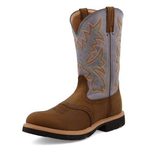 Twisted X Men's Cognac/Denim Work Boot