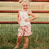 Ivory & Blush Bucking Horse Set