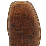 Twisted X Men's 12" Horseman Distressed Saddle and Peacock Square Toe