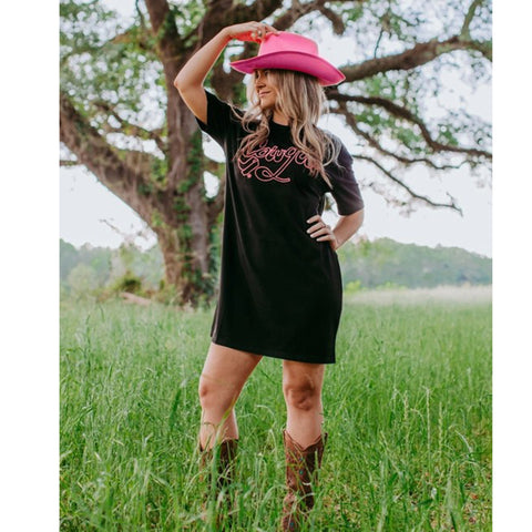 Black Cowgirl Dress