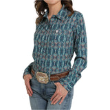 Cinch Women's ArenaFlex Geo Print Shirt