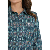 Cinch Women's ArenaFlex Geo Print Shirt