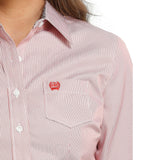 Cinch Women's Red Pinstripe Shirt