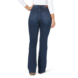Women's high-rise dark wash jeans