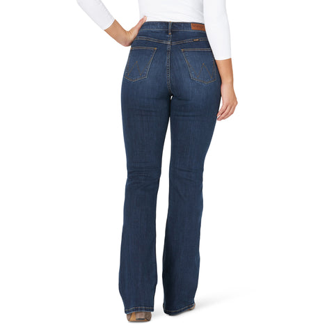 Women's high-rise dark wash jeans
