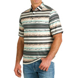 Men's Multi-Color Aztec ArenaFlex Short Sleeve Polo by Cinch