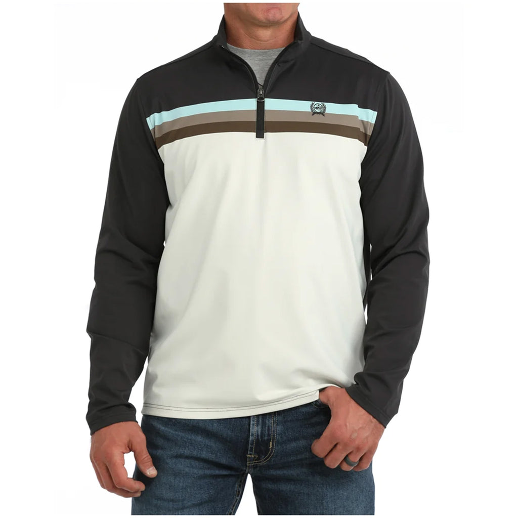 Cinch Men's 1/4 Zip Pullover — Multicolored