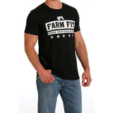 Cinch Men's Black Farm Fit Tee