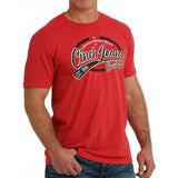 Cinch Men's Red Logo Tee