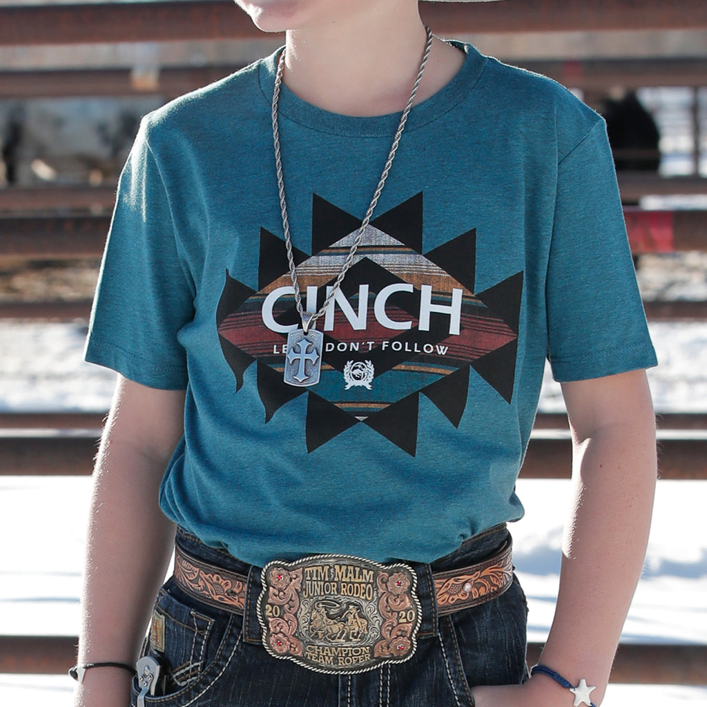 Cinch Kid's Blue Cinch Tee