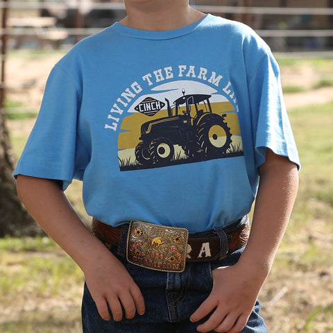 Cinch Blue Living the Farm Life Tee