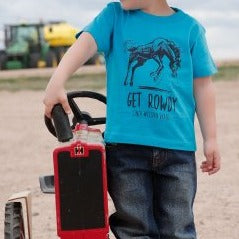 Cinch Infant/Toddler Turquoise Get Rowdy Tee