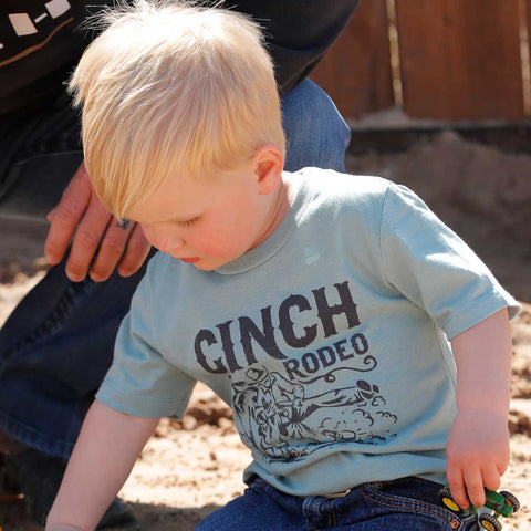 Light Green Tee with Cinch Rodeo and Graphic