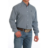 Cinch Men's Light Plus Geometric Print Long Sleeve Shirt