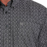 Cinch Men's Black Print Long Sleeve