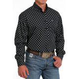 Cinch Men's Black Diamond Print