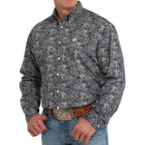 Cinch Men's Multi Color Paisley Long Sleeve Shirt