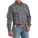 Cinch Men's Multi Color Paisley Long Sleeve Shirt