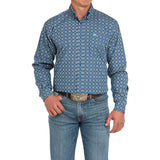 Cinch Men's Medallion Print Long Sleeve