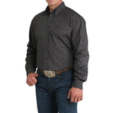 Cinch Men's Classic Fit Paisley Long Sleeve Button Down