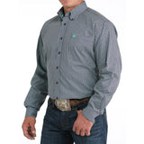 Cinch Men's Stretch Western Shirt Purple & Turquoise-side view