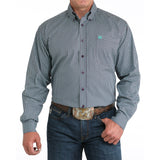 Cinch Men's Stretch Western Shirt Purple & Turquoise