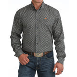Cinch Men's Long Sleeve Classic Western Button-down Shirt - Navy