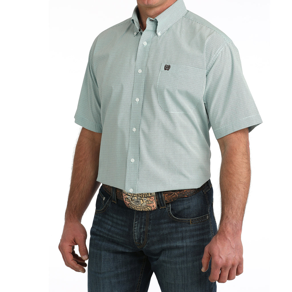 Men's Classic Fit Button-Down Western Shirt
