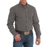 Cinch Men's Black & Red Print Shirt