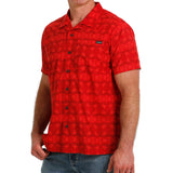 Cinch Red Aztec Shirt