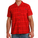 Cinch Red Aztec Shirt