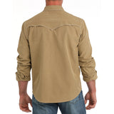 Cinch Men's Brown Arenaflex Camp Shirt