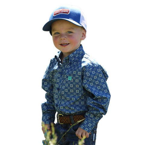Cinch Infant Boys Geometric Long Sleeve