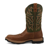 Twisted X Men's Ultra Lite Ginger/Olive Work Boot