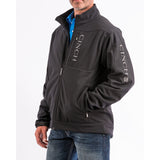 Cinch Men's Bonded Concealed Carry Solid Zip Logo Jacket - Black Side View