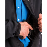 Cinch Men's Bonded Concealed Carry Solid Zip Logo Jacket - Black Inside View