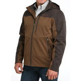 Cinch Men's Western Zip Jacket Hooded Softshell -side view